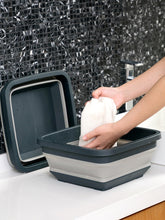 Load image into Gallery viewer, Portable Folding Washbasin Plastic
