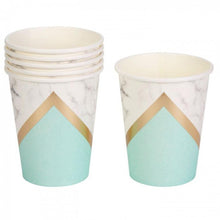 Load image into Gallery viewer, Mint Green Gold  Paper Cup
