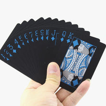 Load image into Gallery viewer, Waterproof Black Plastic  Poker Cards
