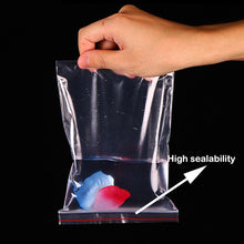 Load image into Gallery viewer, 100pcs/lot Zip Lock Plastic Bags

